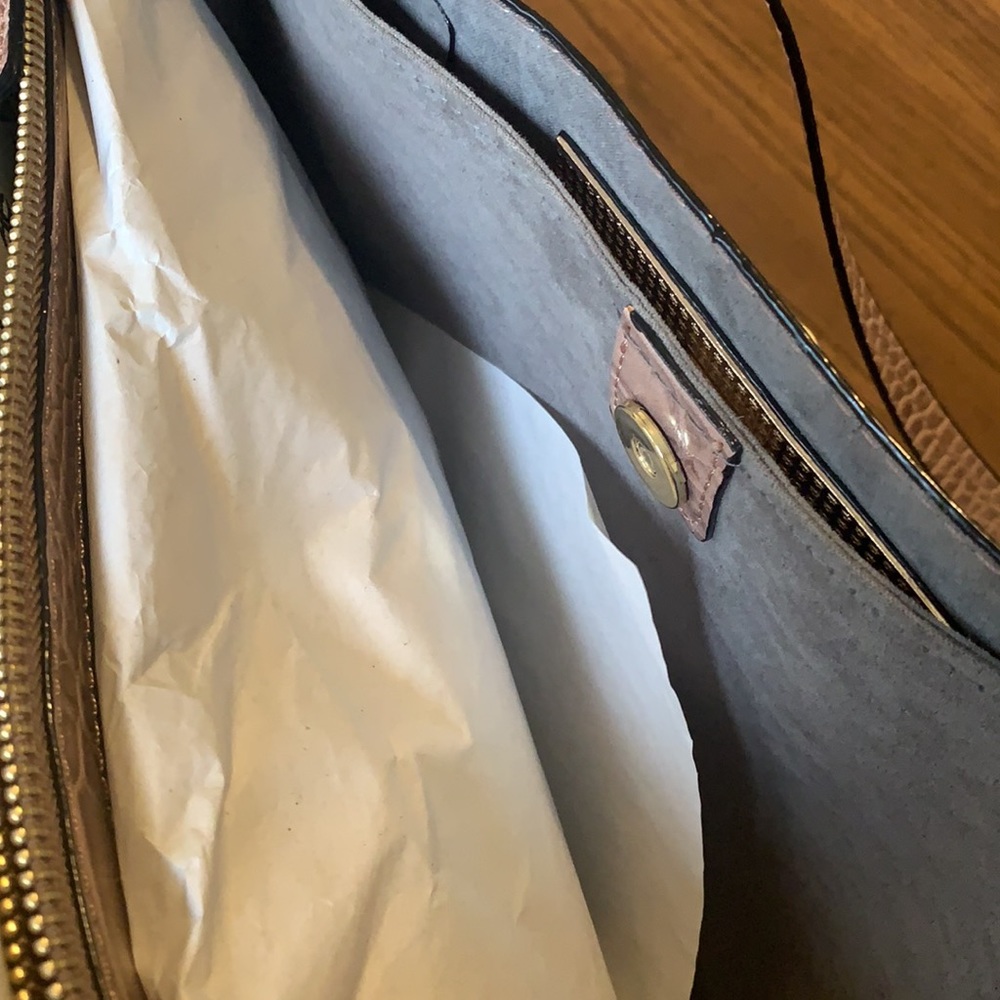 Brand New With Tags Antonio Melani Ada Tote in Taupe - Picture 7 of 8